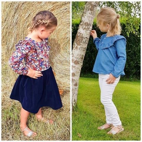 DUO Blouse + Robe "Enora" enfant du 2 ans au 12 ans