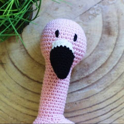 Häkelanleitung - Amigurumi Flamingo "Tingo"