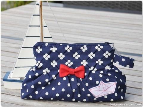 Nähanleitung mit Schnittmuster 'Kosmetiktasche Elaina'