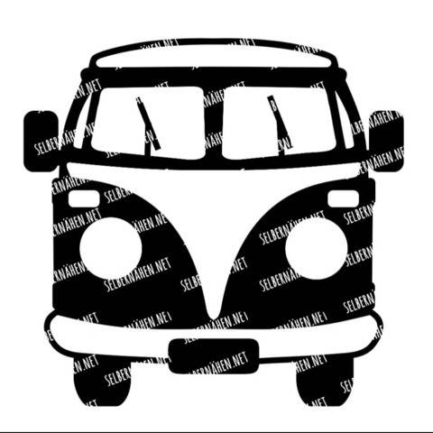 Plottergrafik Bus