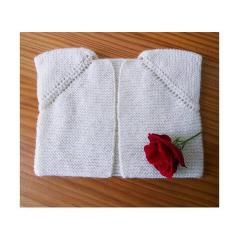 Baby Sleeveless cardigan / Seamless pattern