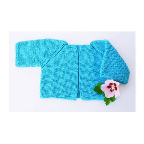 Turquoise vest / Seamless pattern