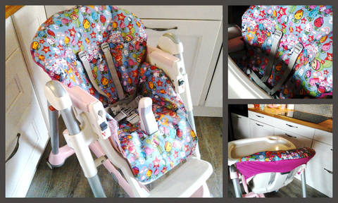 Housse Chaise haute Prima pappa diner PEG PEREGO - patron et tutoriel