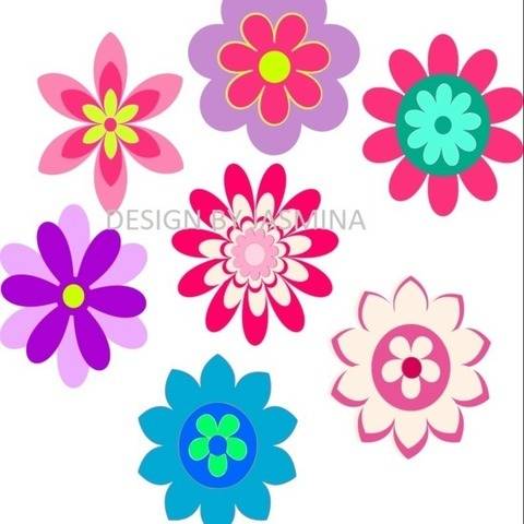 Plotterdatei SVG Blumen