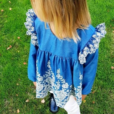 Blouse ou robe enfant "Aéla" (du 2 ans au 12 ans)
