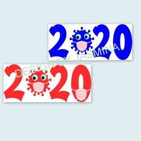 Plotterdatei Virus 2020 Maske SVG