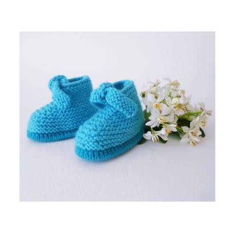 Chaussons bottines à nouer