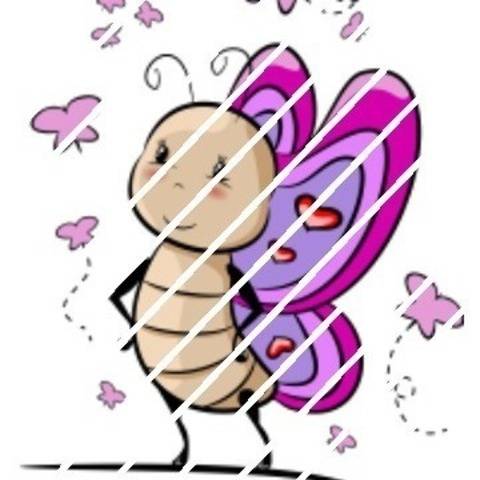 Applikation Schmetterling