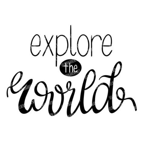 Plottergrafik | explore the world