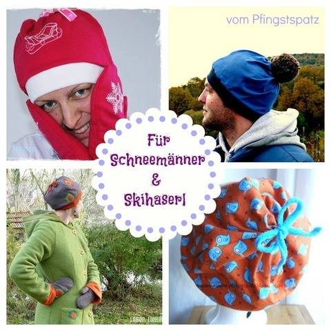 "Für Schneemänner & Skihaserl" Mütze & Handschuhe Ebook/Anleitung