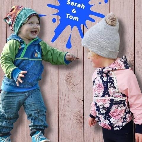 Kinder Kapuzenshirt Hoody "Sarah" und "Tom" Mini
