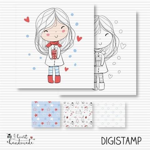 DigiStamp "Anna" (Winterkinder)