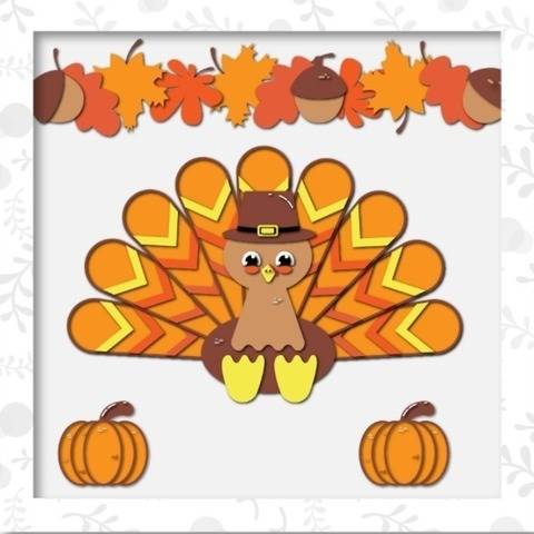 Happy Thanksgiving - Bastel-/Plotterdatei