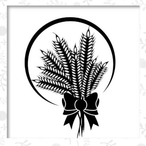 Kornähren - Herbstmotiv - Plotterdatei