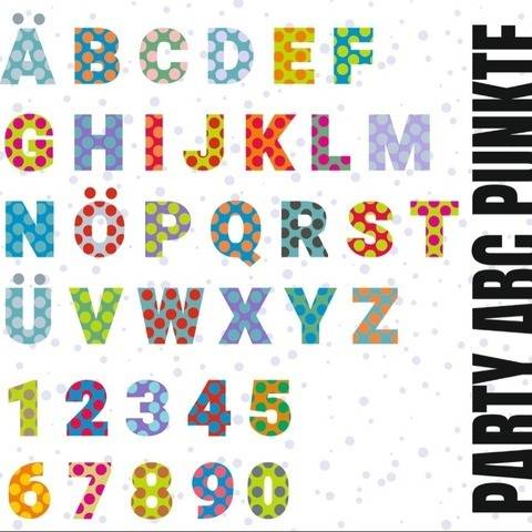 PUNKTE ABC mit A bis Z und 1 - 10