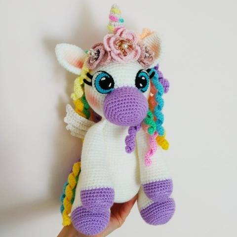 Häkelanleitung Einhorn