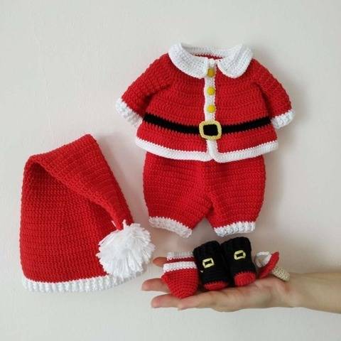 Amigurumi Christmas doll outfit pattern