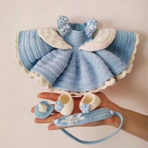 Princess Cinderella set crochet pattern