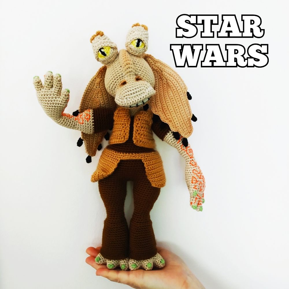 Jar Jar Binks crochet pattern
