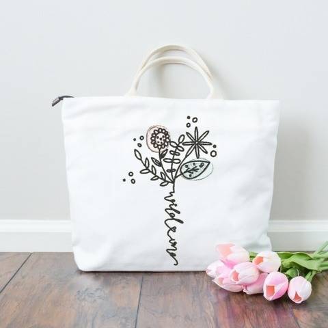 Stickdatei "Wild One" Skandi Blumen 13x18 / 255x145