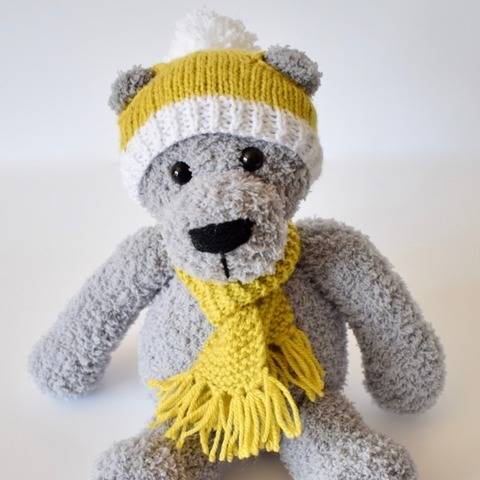 Honey Hat and Scarf