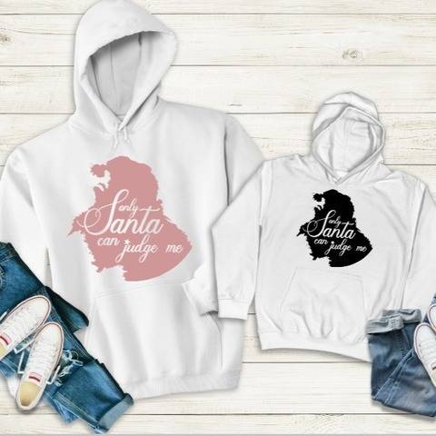 Plottdatei " only Santa can judge me"