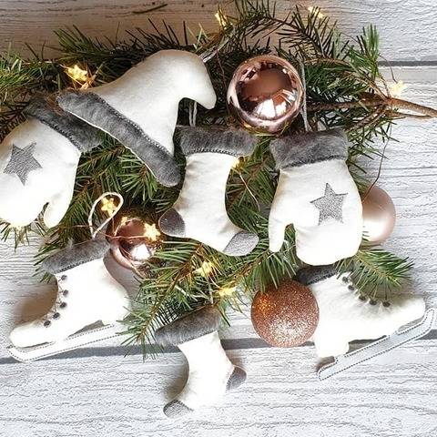 ITH-Stickdatei Weihnachtsanhänger zum Wenden