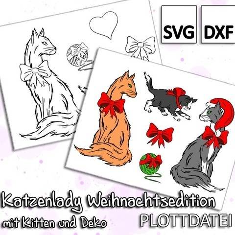 Katzenlady Weihnachtsedition - Plottdatei