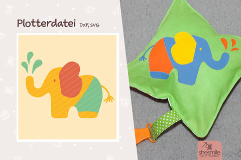 Elefant "Nelefant" (Plotterdatei / Illustration)