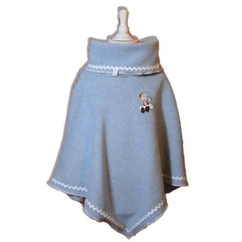 Kinderponcho Finja Nähanleitung + Schnitt Gr. XS-S-M