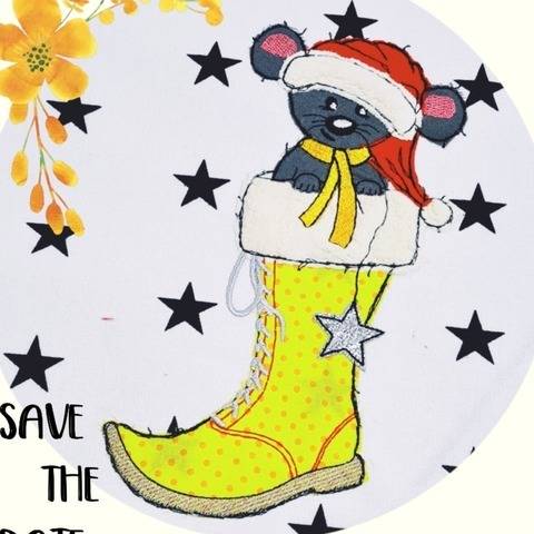 Weihnachts-Stiefel 18x13