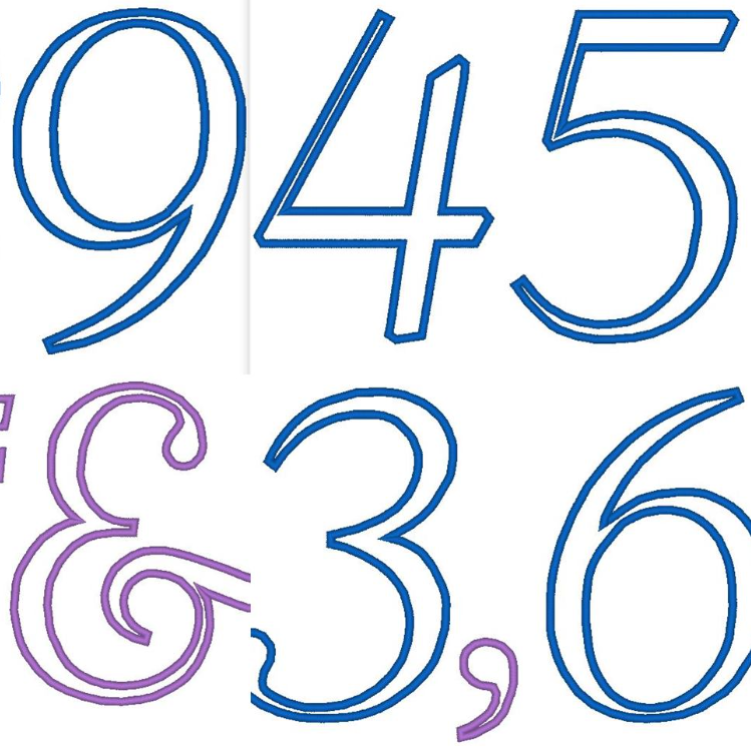 Zahlen 15 5cm Und Rechen Zeichen Stickdatei Mathe Vokabeln