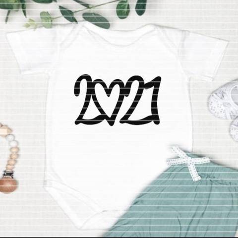 "MADE BORN 2021" SVG DXF Plotterdatei