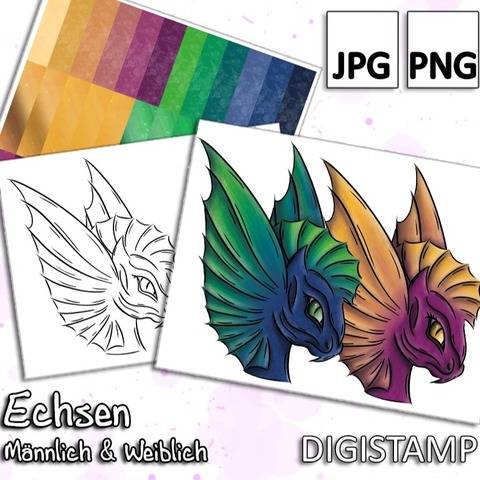 Echsen - DigiStamp