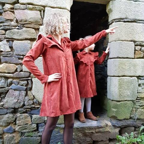 Robe "Néva" duo mère/fille