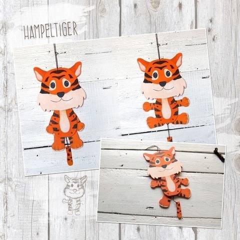 Hampelzoo "Tiger" - Bastelanleitung