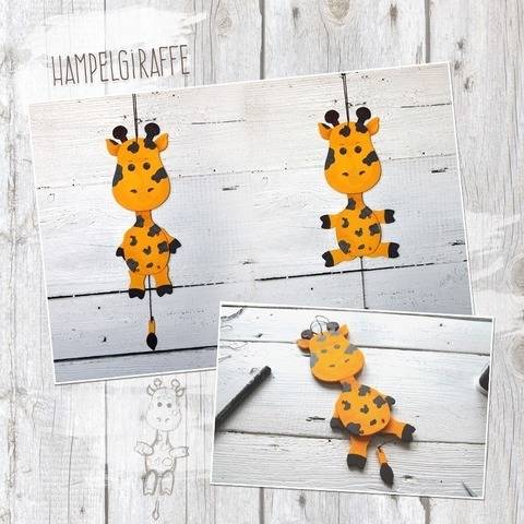 Hampelzoo "Giraffe" - Bastelanleitung