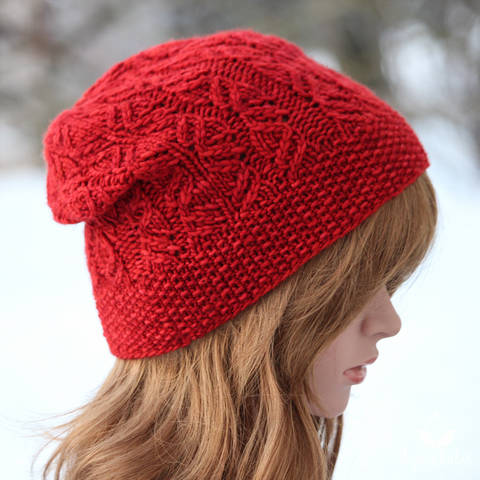 Strickanleitung Mütze Dancing Fireflies Hat