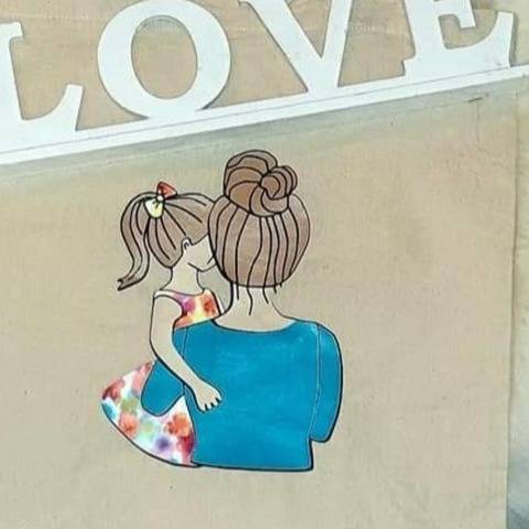 Plottdatei Mutter mit Tochter