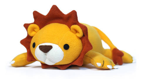 Lucky the lion soft toy sewing pattern - ENGLISH version pdf