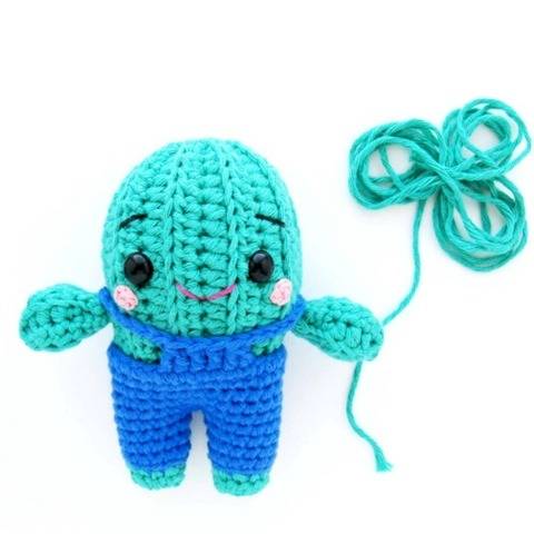 Amigurumi Plant Cactus Doll Crochet Pattern PDF
