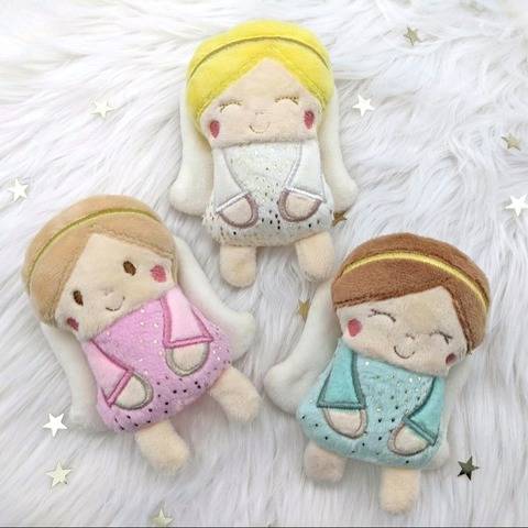 Stickdatei Puppe - Schutzengel, Minipuppe, Elfe 10x10 cm