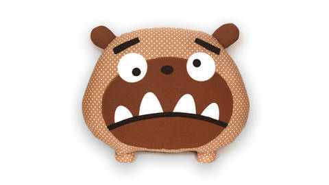 Bruno the dog toy sewing pattern pdf - ENGLISH VERSION