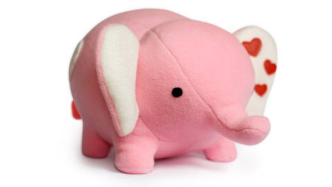 Elephant toy sewing pattern pdf - ENGLISH version