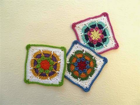 Häkelanleitung: Granny Squares No.3