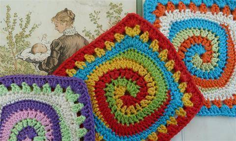 Häkelanleitung: Granny Squares No.2