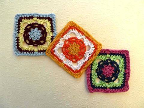 Häkelanleitung: Granny Squares No.4