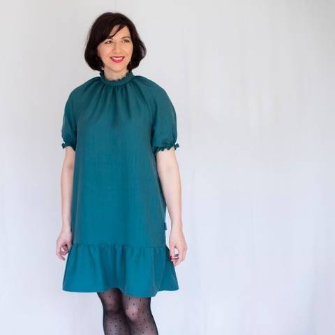 Curcuma Bluse & Kleid, Gr. 34 - 54, Schnitt & Anleitung