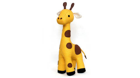 Giraffe sewing pattern - ENGLISH version