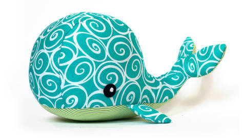Whale sewing pattern - ENGLISH version